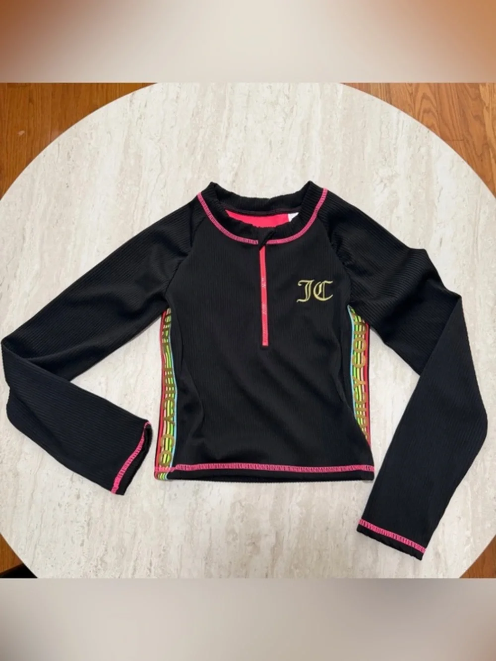 NWT Juicy Couture Kids Rash Guard Top *10/12
